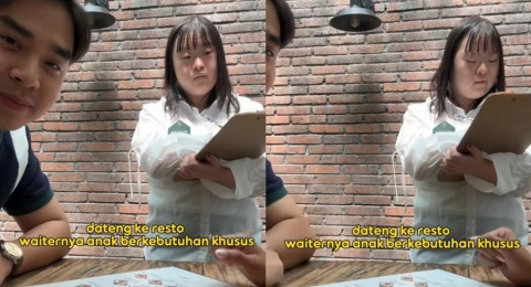 Ruang Inklusi Bertambah, Restoran Ini Pekerjakan Anak Berkebutuhan Khusus sebagai Pelayan