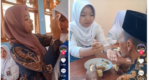 Momen Parenting Day di SMA 1 Pulung Bikin Orang Tua dan Anak Mewek