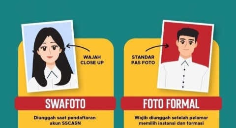 Simak Ketentuan Lengkap Swafoto dan Foto Formal untuk CPNS dan PPPK 2023