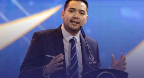 Dicibir Netizen karena Semangati Ketum NasDem, Ini Profil Prananda Surya Paloh