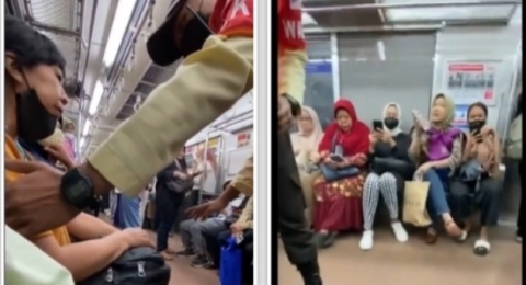 Viral Ibu-ibu Bikin Heboh hingga Emosi di KRL Hanya karena Penumpang Lain Lakukan Ini