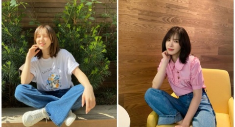 5 Referensi Daily Outfit dengan Celana Jeans ala Wendy Red Velvet