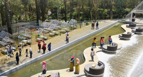Terbaru di Bogor! Heha Waterfall, Air Terjun Buatan Pertama di Indonesia