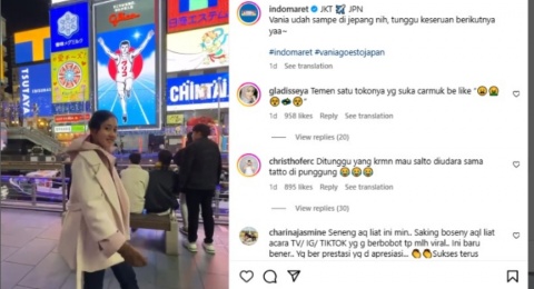 Vania Kasir Indomaret yang Viral Sudah Sampai di Jepang, Begini Reaksinya