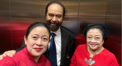 Demi Bergulirnya Hak Angket Pemilu 2024, Pertemuan Surya Paloh-Megawati Ditunggu