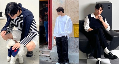 5 Style OOTD Hitam Putih ala Cha Eun Woo ASTRO, Stylish Abis!
