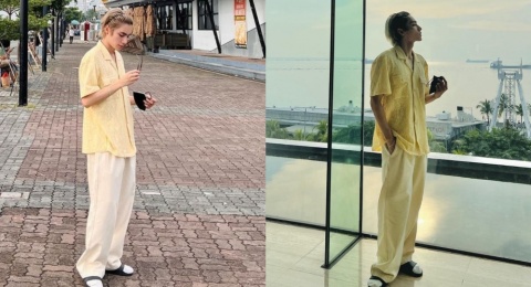 Tampil Kece Maksimal selama Liburan dengan 4 Style Outfit ala Xiaojun WayV