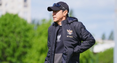 Shin Tae-yong Sebut Wasit Laga Timnas Indonesia U-23 vs Guinea U-23 Lelucon