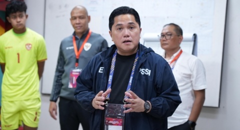 Menang Telak, Erick Thohir Beri Wejangan Khusus untuk Timnas Indonesia U-16