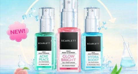 Baru Launching! 3 Gel Moisturizer Scarlett Atasi Kulit Kering hingga Kusam