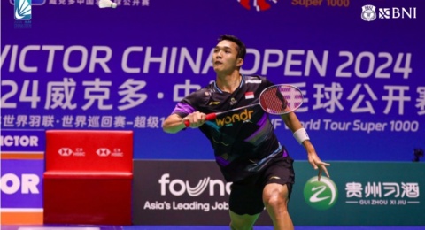Jalani Rubber Game Sengit, Jonatan Christie ke Perempat Final China Open