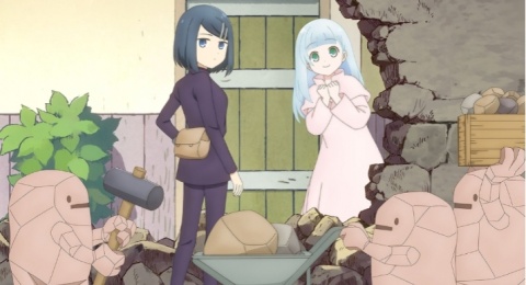 Suka Duka Gadis Pengelola Dungeon dalam Anime 'Dungeon no Naka no Hito'