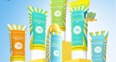 3 Varian Sunscreen dari Azarine dengan SPF 50, Ada Tone Up dan Bentuk Spray