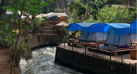 Muara Rahong Hills, Tempat Glamping di Pangalengan Cocok untuk Tahun Baruan