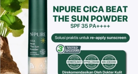 3 Sunscreen Powder Solusi Praktis untuk Re-apply Tanpa Bikin Makeup Rusak!