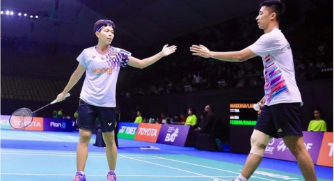 Thailand Masters 2025: Dejan/Fadia Melenggang ke Semifinal