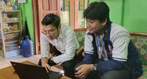 Tingkatkan Keahlian Guru SD/MI di Desa Jatisobo, KKN Undip Kenalkan LaTeX