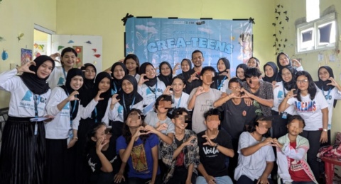 Inspiratif! Awardee Beasiswa U-go X Inotek Kelompok UNY Gelar Kegiatan Proyek Sosial