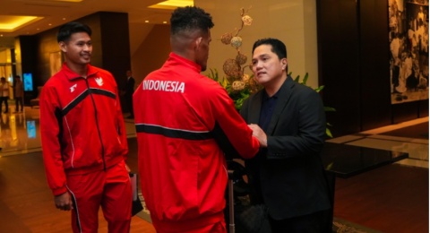 Lepas Timnas Indonesia ke Australia, Erick Thohir Pastikan Persiapan Lancar
