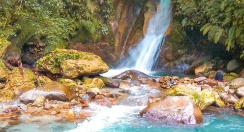 Lau Mentar Canyon, Wisata Alam Gratis dengan View Air Terjun yang Menawan