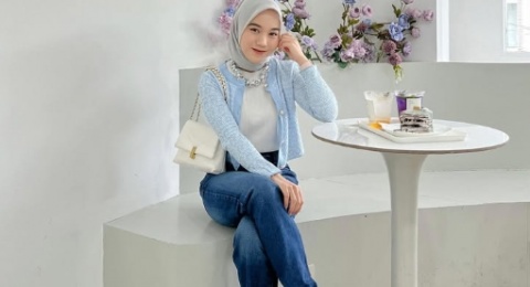 Inspirasi OOTD Hijab! Ini 4 Mix and Match Celana Cutbray ala Zahra Humaira