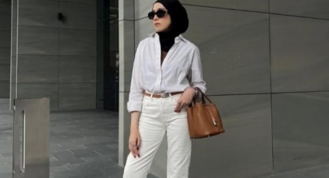 5 Gaya Smart Casual dengan Kemeja ala Amelia Elle, Bisa Buat Ngantor!
