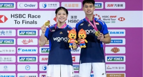 Taipei Open 2025:Wakil Ganda Campuran Indonesia Bawa Pulang Gelar Super 300