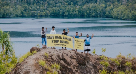#SaveRajaAmpat Menggema di Forum PBB, Greenpeace Soroti Ancaman Tambang