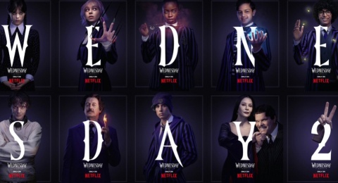 Netflix Resmi Bagikan Poster Karakter Wednesday Season 2, Intip Potretnya