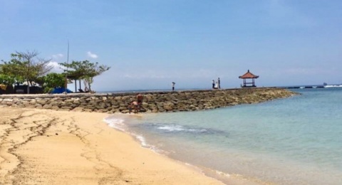 Pantai Samuh, Wisata Gratis dengan Panorama Menawan di Nusa Dua Bali