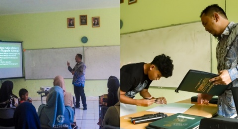 Berkesan! Angga Fuja Widiana Ubah Momen Bagi Rapor Jadi Ajang Perenungan