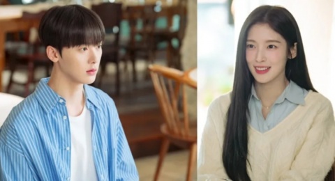 San Ha ASTRO dan Arin OH MY GIRL Pamer Chemistry Romantis di Drama Baru, My Girlfriend Is The Man!