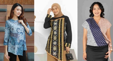 3 Rekomendasi Blouse Batik Stylish untuk OOTD Ngantor, Dijamin Anti-Boring!