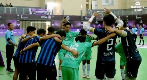 Bakar Mental Juara! Momen Magis Huddle SMAN 1 Cianjur Sebelum Laga Dimulai