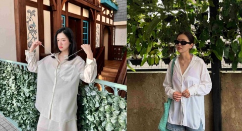5 Ide OOTD Kemeja Putih ala Aktris Korea, Ada Park Ju Hyun hingga Kim Ji Eun