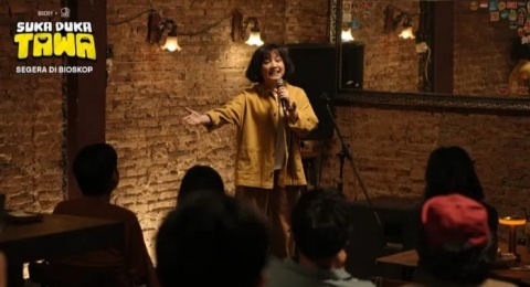 Mengejutkan! Rachel Amanda Stand-Up dalam Film Suka Duka Tawa