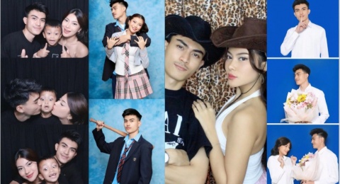 Inspirasi Gaya Photobooth Bareng Pacar ala Hanum Mega dan Rafly Ardiansyah