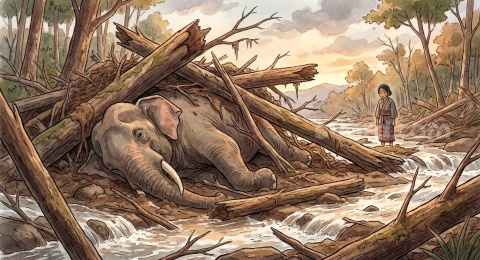 Bangkai Gajah di Pusaran Banjir Sumatra: Alarm Sunyi dari Hutan yang Terluka?