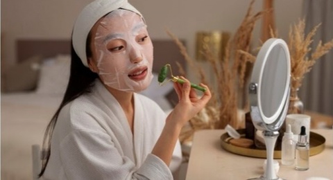 4 Sheet Mask Korea Tea Tree untuk Kulit Berminyak Atasi Jerawat dan Iritasi