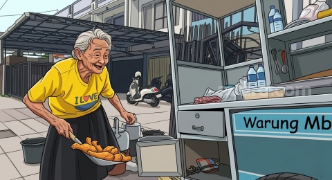 Kisah Mbah Tiwi: Tubuh Bungkuk di Balik Asap Tungku Arang, Jemput Rezeki Terhormat di Usia 76 Tahun