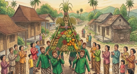 Upacara Adat Majemukan Desa Glagahan: Merajut Syukur dan Menjaga Warisan Leluhur