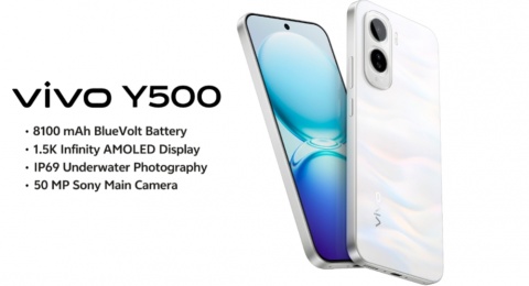HP Vivo Y500 Resmi di Pasar Global: Baterai 8.100 mAh dan Layar AMOLED 1,5K