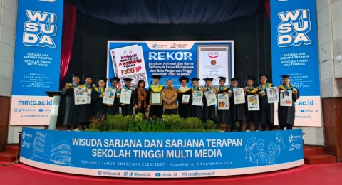 STMM MMTC Yogyakarta Cetak Rekor MURI 1.541 Animasi Karya Mahasiswa