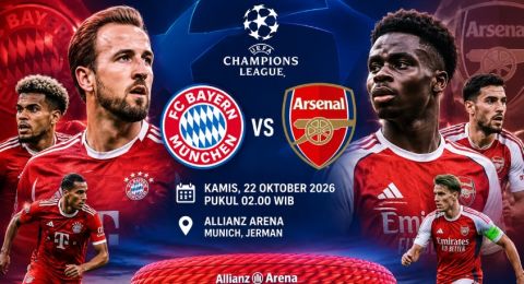 Jadwal dan Prediksi Liga Champions: Arsenal, Real Madrid hingga Manchester United Beraksi