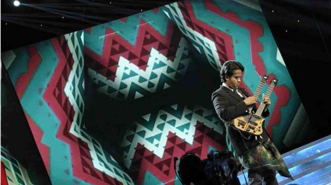 Malam puncak kontes Miss Indonesia 2014 di Jakarta, Senin (17/2). [MATAMATA/Adrian Mahakam]