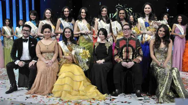 Malam puncak kontes Miss Indonesia 2014 di Jakarta, Senin (17/2). [MATAMATA/Adrian Mahakam]
