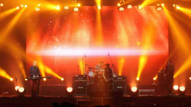 Konser Michael Learns To Rock di Jakarta, Rabu (19/2). [MATAMATA/Bowo Raharjo]
