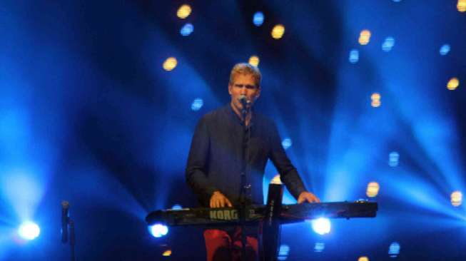 Konser Michael Learns To Rock di Jakarta, Rabu (19/2). [MATAMATA/Bowo Raharjo]