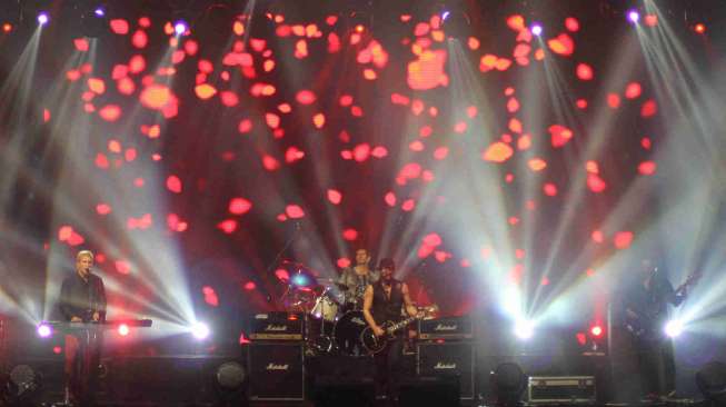 Konser Michael Learns To Rock di Jakarta, Rabu (19/2). [MATAMATA/Bowo Raharjo]