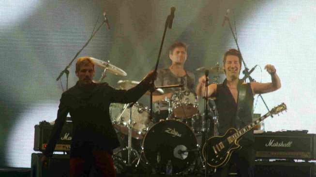 Konser Michael Learns To Rock konser di Jakarta, Rabu (19/2). [MATAMATA/Bowo Raharjo]